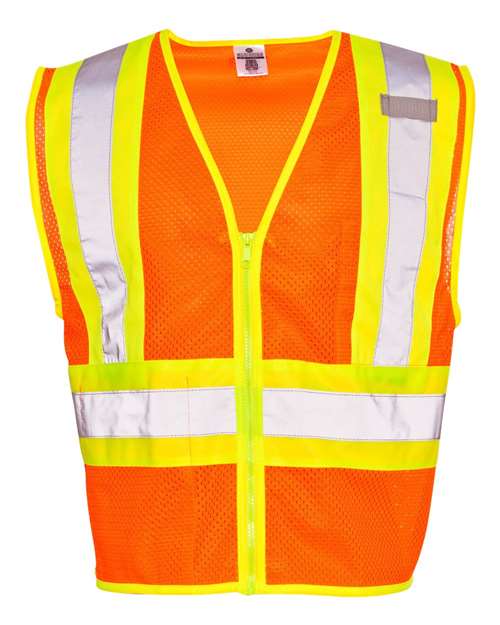 Kishigo - Ultra-Cool™ Contrasting Mesh Vest - 1055-1056 Custom w/ Regular or Reflective Print