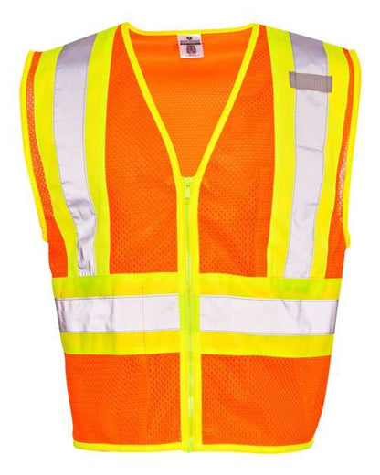 Kishigo - Ultra-Cool™ Contrasting Mesh Vest - 1055-1056 Custom w/ Regular or Reflective Print