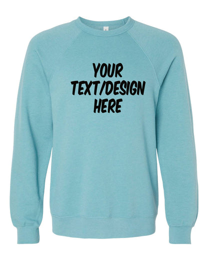 BELLA + CANVAS - Sponge Fleece Raglan Crewneck Sweatshirt - 3901