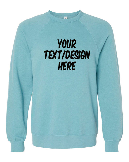 BELLA + CANVAS - Sponge Fleece Raglan Crewneck Sweatshirt - 3901