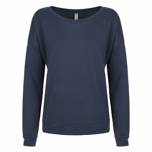 Next Level Apparel 6931 Lady The Terry Long-Sleeve Scoop Indigo