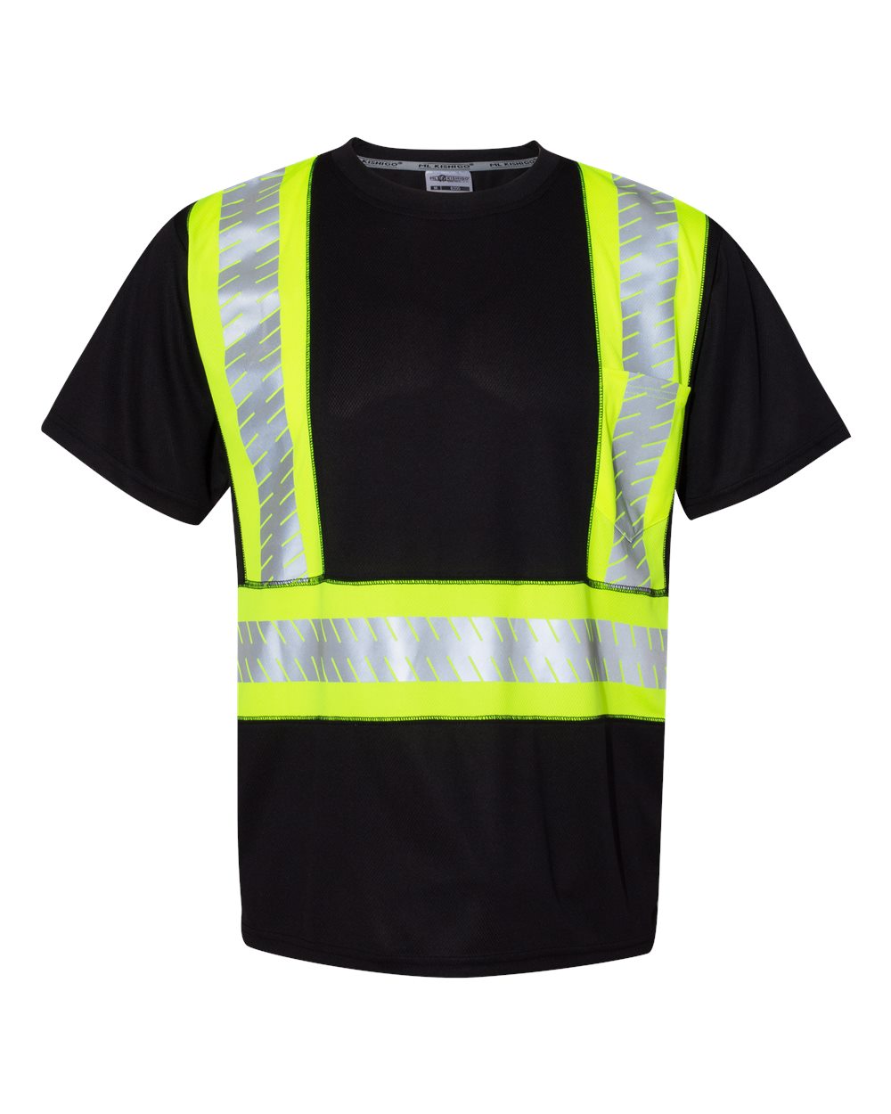 Kishigo - EV Series® Enhanced Visibility Contrast Pocket T-Shirt - B200-204 Custom w/ Solid or Reflective Print