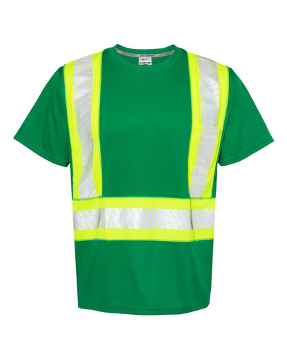 Kishigo - EV Series® Enhanced Visibility Contrast Pocket T-Shirt - B200-204 Custom w/ Solid or Reflective Print