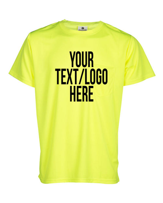 Kishigo - T-Shirt - 9124-9125 Custom w/ Solid or Reflective Print