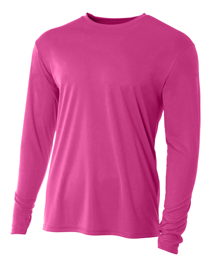 A4 - Cooling Performance Long Sleeve T-Shirt 44+ UPF - N3165