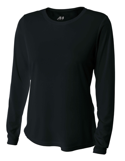 A4 - Women's Cooling Performance Long Sleeve T-Shirt 44+UPF  - NW3002