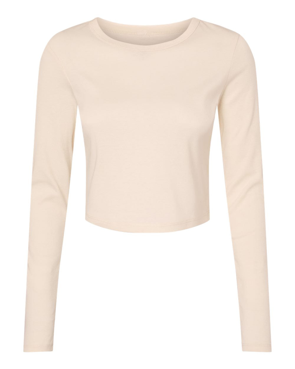 Customized BELLA + CANVAS - Women's Micro Rib Long Sleeve Baby Tee - 1501