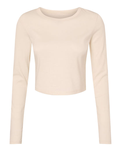 Customized BELLA + CANVAS - Women's Micro Rib Long Sleeve Baby Tee - 1501