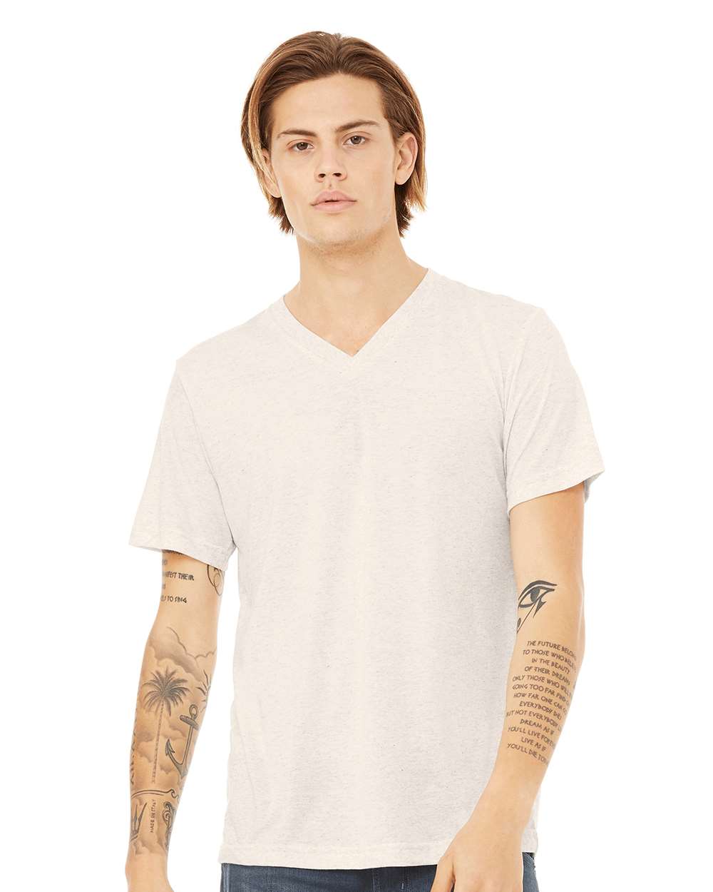BELLA + CANVAS - Triblend V-Neck Short Sleeve Tee - 3415