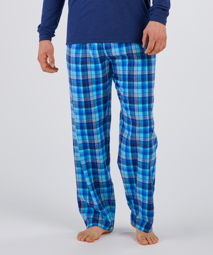 Boxercraft Unisex Flannel Pants Blue Harmony Flannel Pants with Custom Text