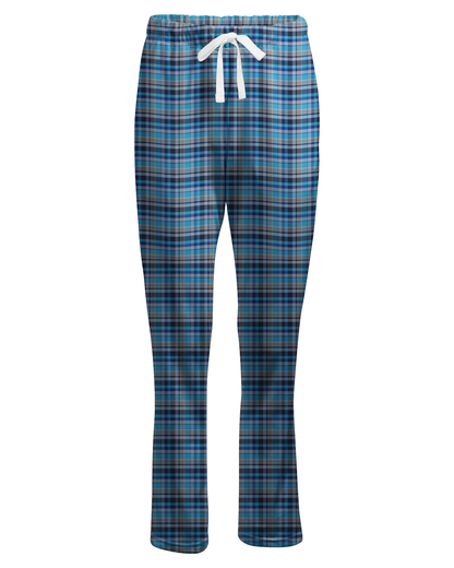 Boxercraft Ladies Henley Flannel Pants Blue Harmony Flannel Pants with Custom Text/Logo