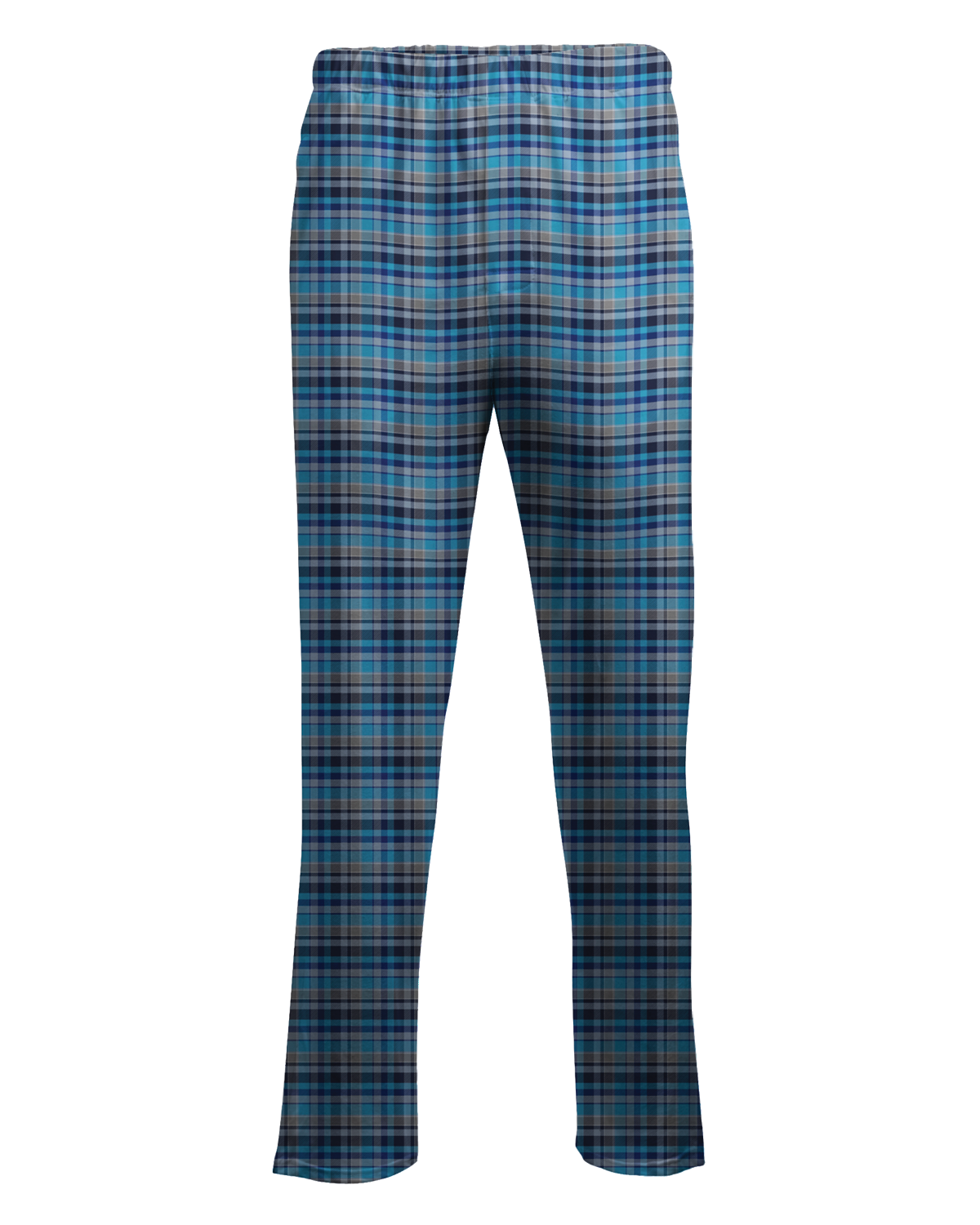 Boxercraft Unisex Flannel Pants Blue Harmony Flannel Pants with Custom Text