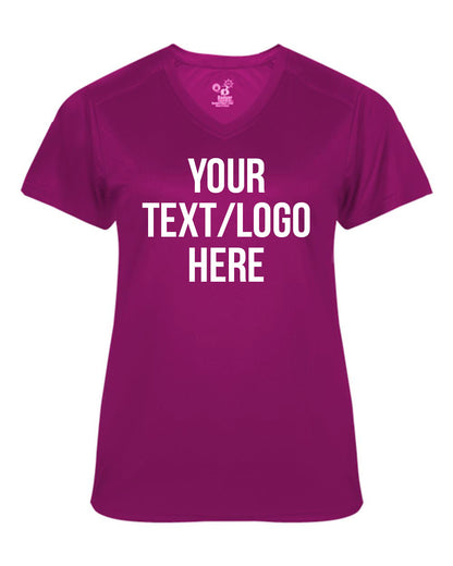 Badger - Ultimate SoftLock™ Women's V-Neck T-Shirt 50+ UPF - 4062