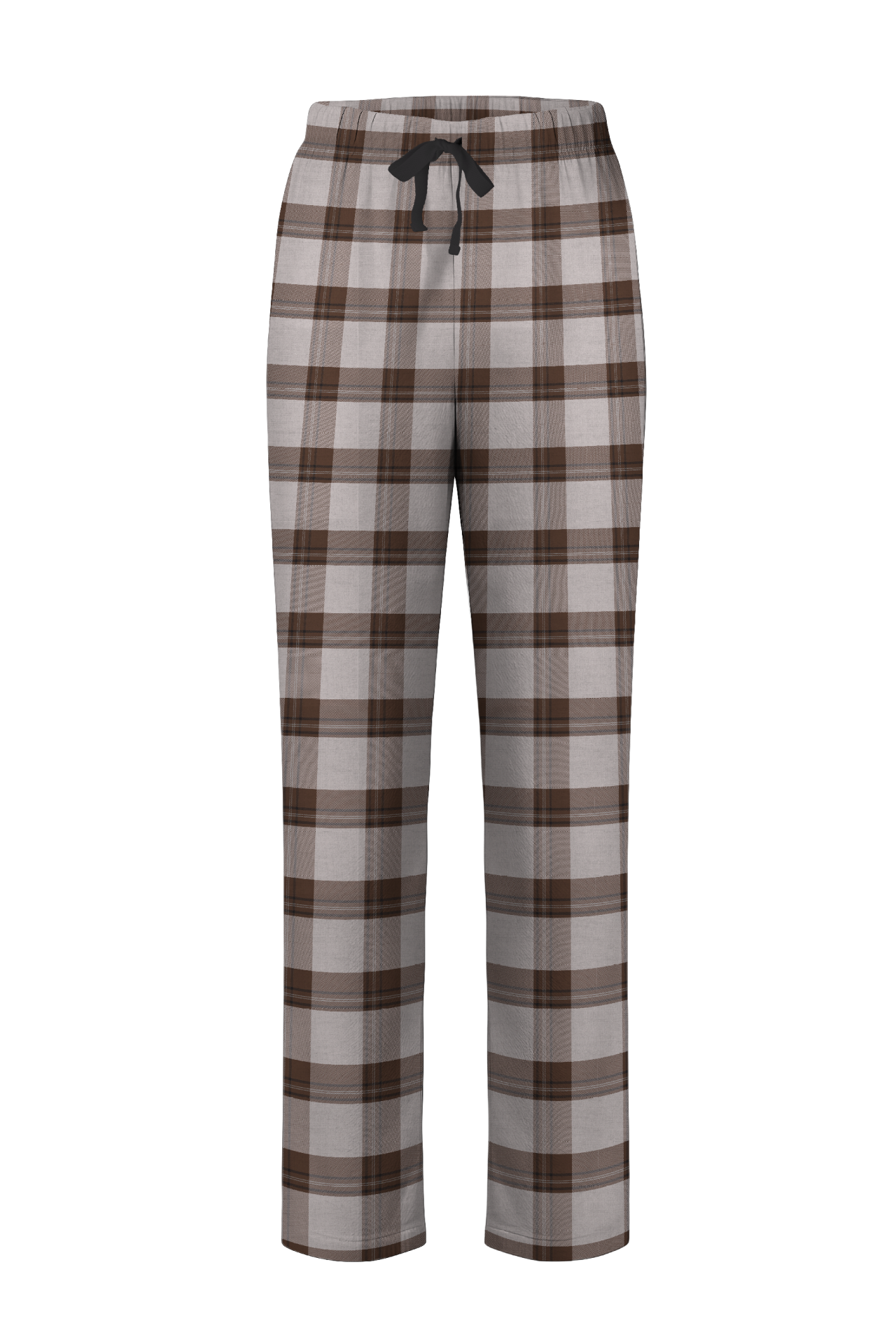 Boxercraft Ladies Henley Flannel Pants Espresso Flannel Pants with Custom Text/Logo