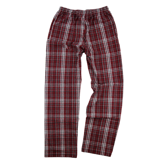 Boxercraft Unisex Flannel Pants Garnet Flannel Pants with Custom Text