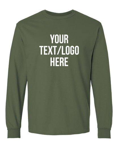 Gildan Ultra Cotton® Long Sleeve T-Shirt 2400 Customized