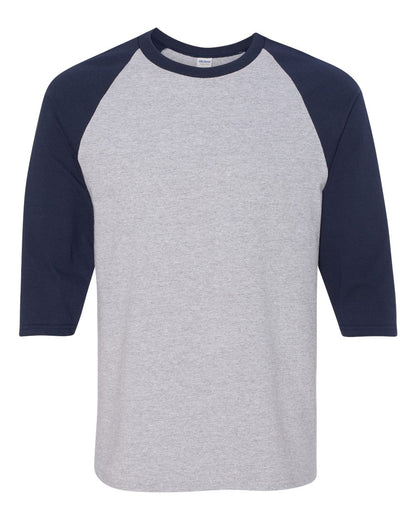 Gildan Heavy Cotton® Raglan Three-Quarter Sleeve T-Shirt 5700 Customized