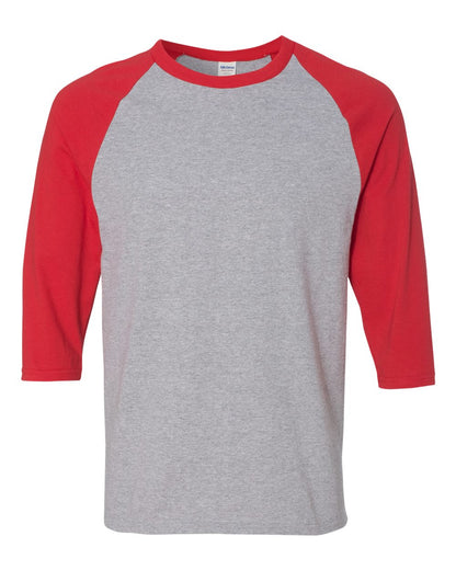 Gildan Heavy Cotton® Raglan Three-Quarter Sleeve T-Shirt 5700 Customized