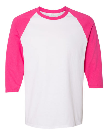 Gildan Heavy Cotton® Raglan Three-Quarter Sleeve T-Shirt 5700 Customized