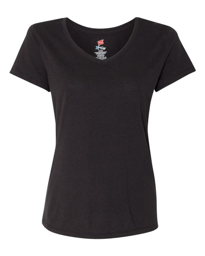 Hanes - Perfect-T Women’s Triblend V-Neck T-Shirt 40+ UPF - 42VT