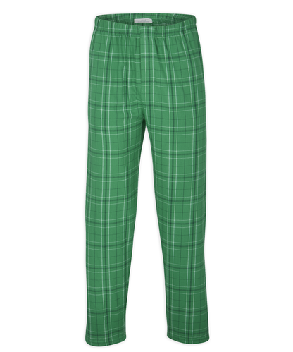 Boxercraft Unisex Flannel Pants Kelly Field Day Flannel Pants with Custom Text