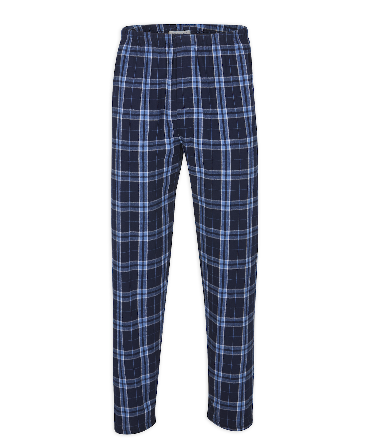 Boxercraft Unisex and Youth Flannel Pants Navy and Columbia Flannel Pants with Custom Text