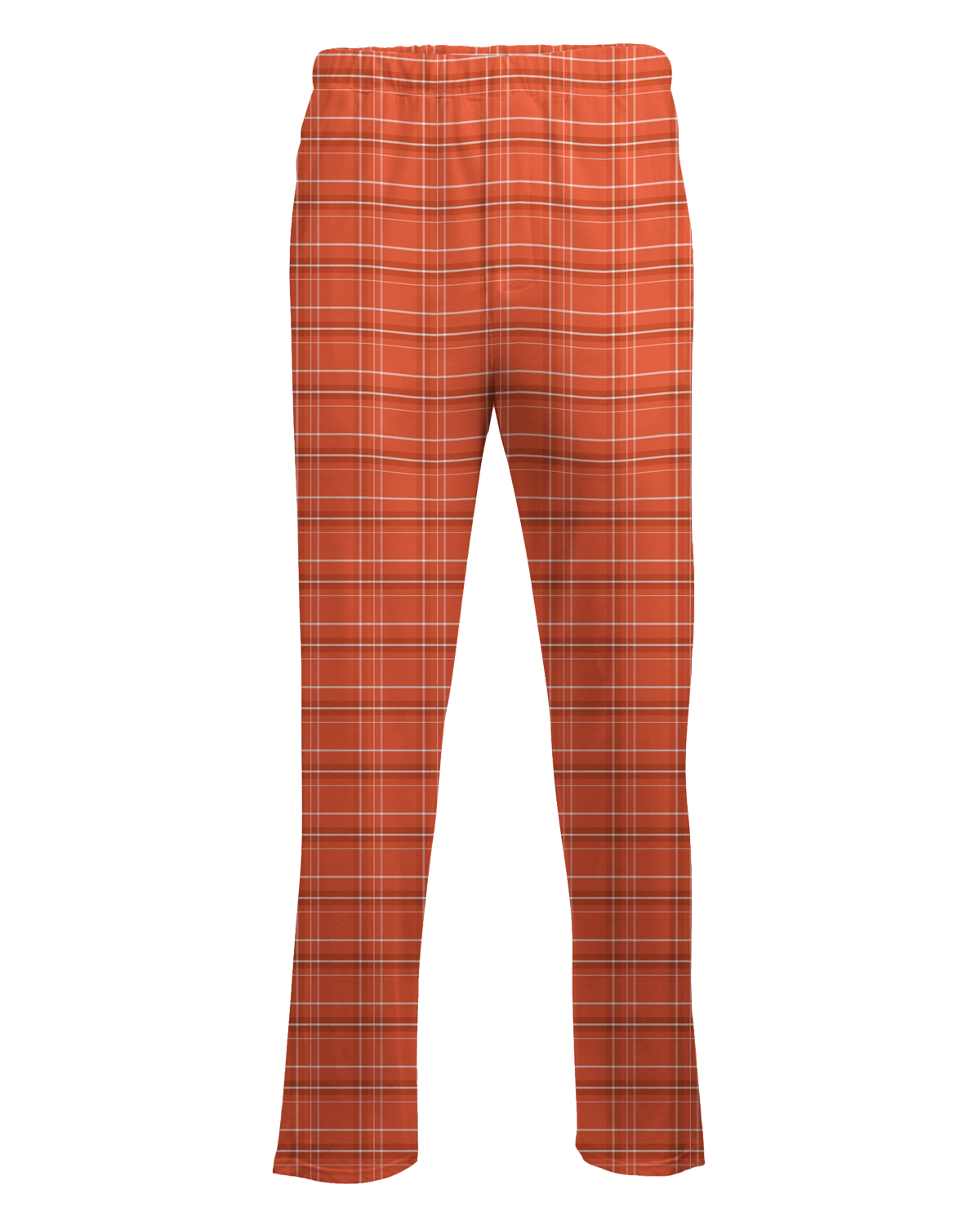 Boxercraft Unisex Flannel Pants Orange Field Day Flannel Pants with Custom Text