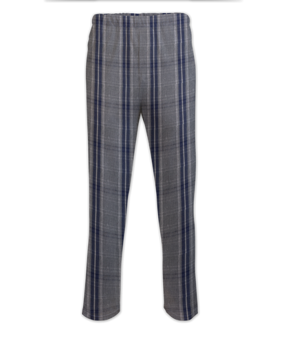 Boxercraft Unisex Flannel Pants Oxford Navy Flannel Pants with Custom Text