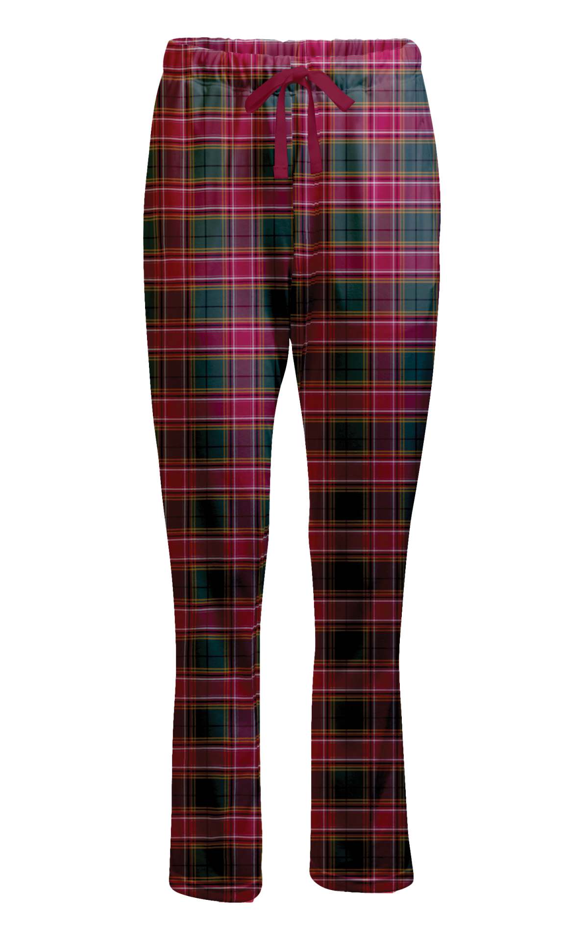 Boxercraft Ladies Haley Flannel Pants Poinsettia Color Pants with Custom Text