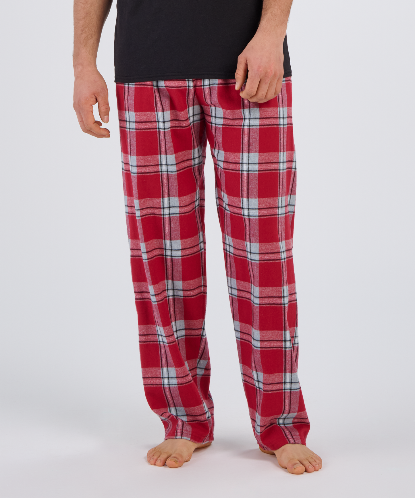 Boxercraft Unisex Flannel Pants Red McIntosh Flannel Pants with Custom Text