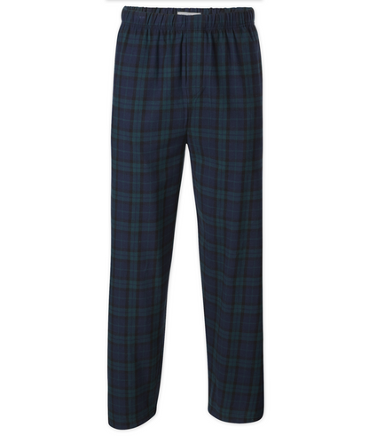 Boxercraft Unisex and Youth Flannel Pants Scottish Tartan Flannel Pants with Custom Text