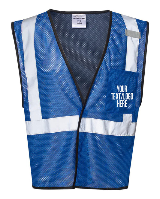 Kishigo - EV Series® Enhanced Visibility Non-ANSI Vest - B120-131 Custom w/ Solid or Reflective Print