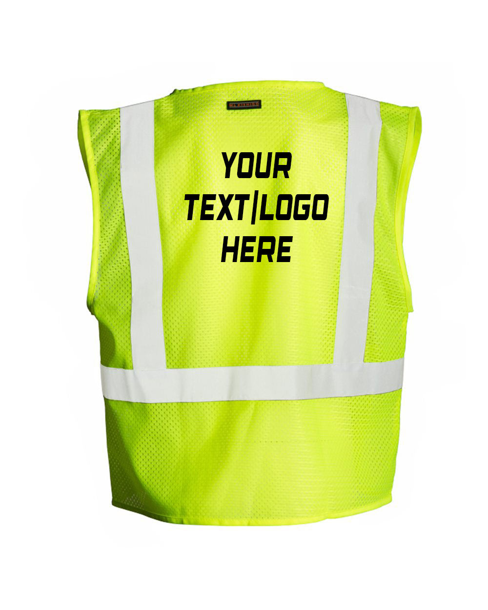 Kishigo - 4 Pocket Hook-and-Loop Mesh Vest - 1083-1084 Custom w/ Solid or Reflective Print