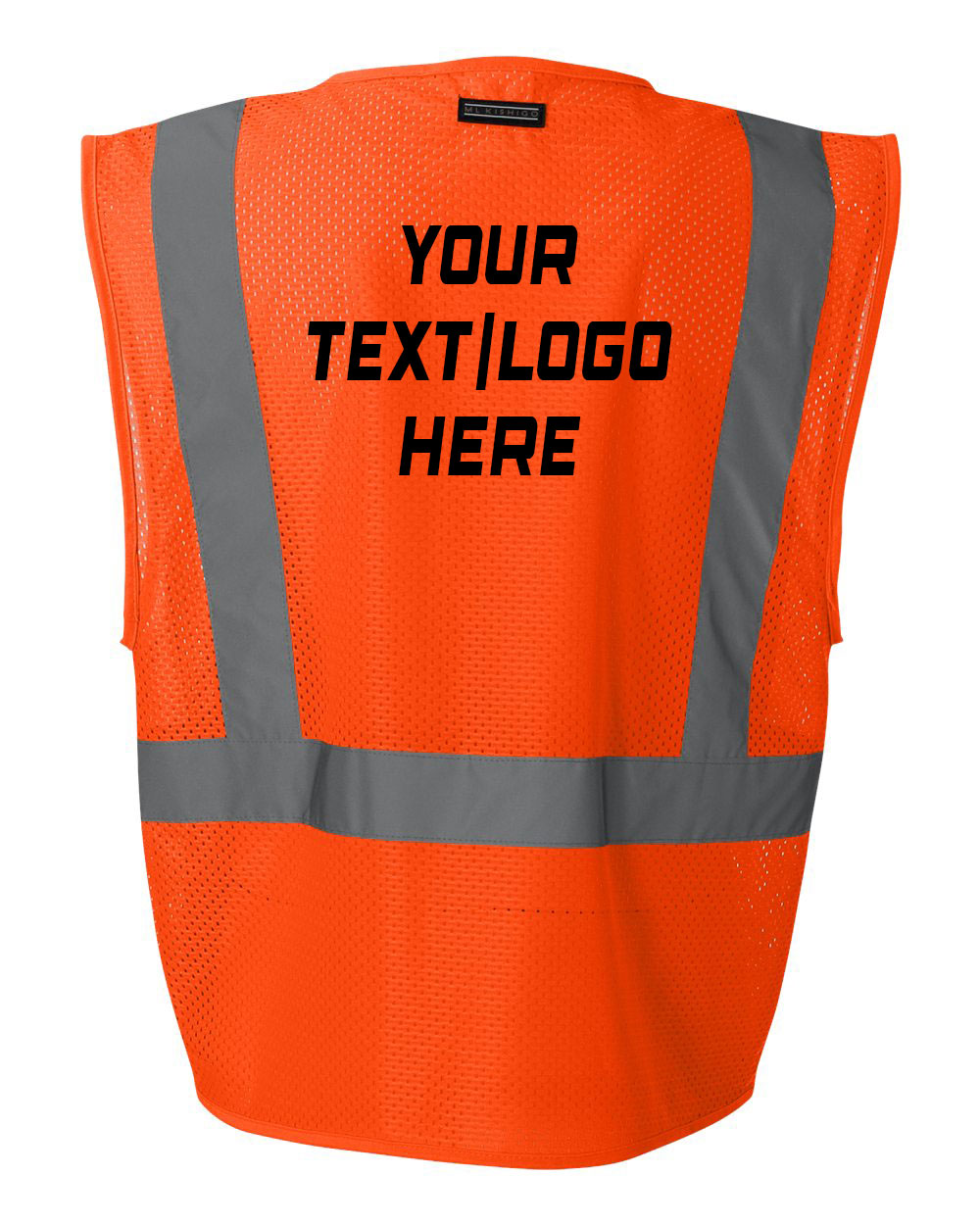 Kishigo - Ultra-Cool™ Mesh Vest with Pockets - 1085-1086 Custom w/ Solid or Reflective Print