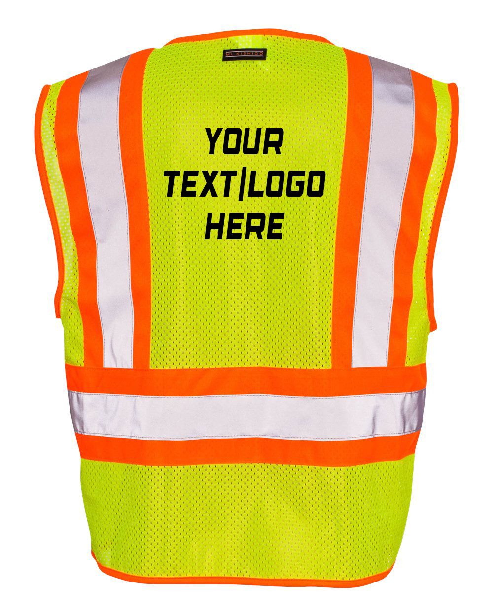 Kishigo - Ultra-Cool™ Contrasting Mesh Vest - 1055-1056 Custom w/ Regular or Reflective Print