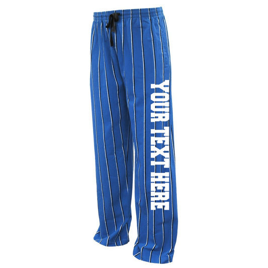 Pennant Baseline Adult and Youth Unisex Flannel Pants Royal Blue Flannel Pants