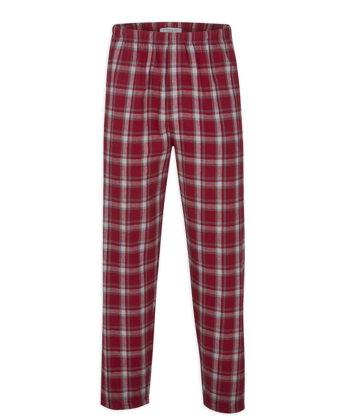 Boxercraft Unisex Flannel Pants Heritage Garnet Flannel Pants with Custom Text
