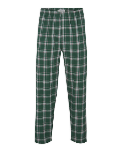 Boxercraft Unisex Flannel Pants Green Jordan Flannel Pants with Custom Text