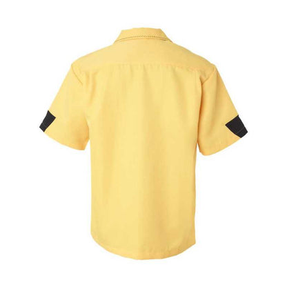 Hilton HP2245 Bowling Shirt Yellow Custom Text or Design