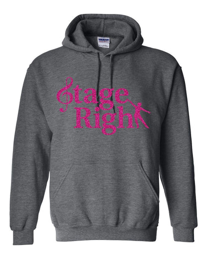 Stage Right Gildan Hoodie Glitter Print