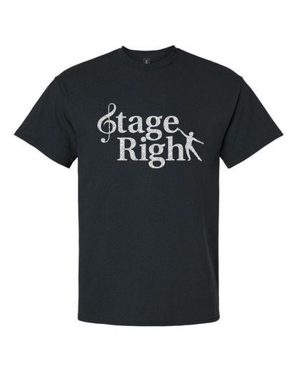 Stage Right Gildan Heavy Cotton Tee With Glitter Print