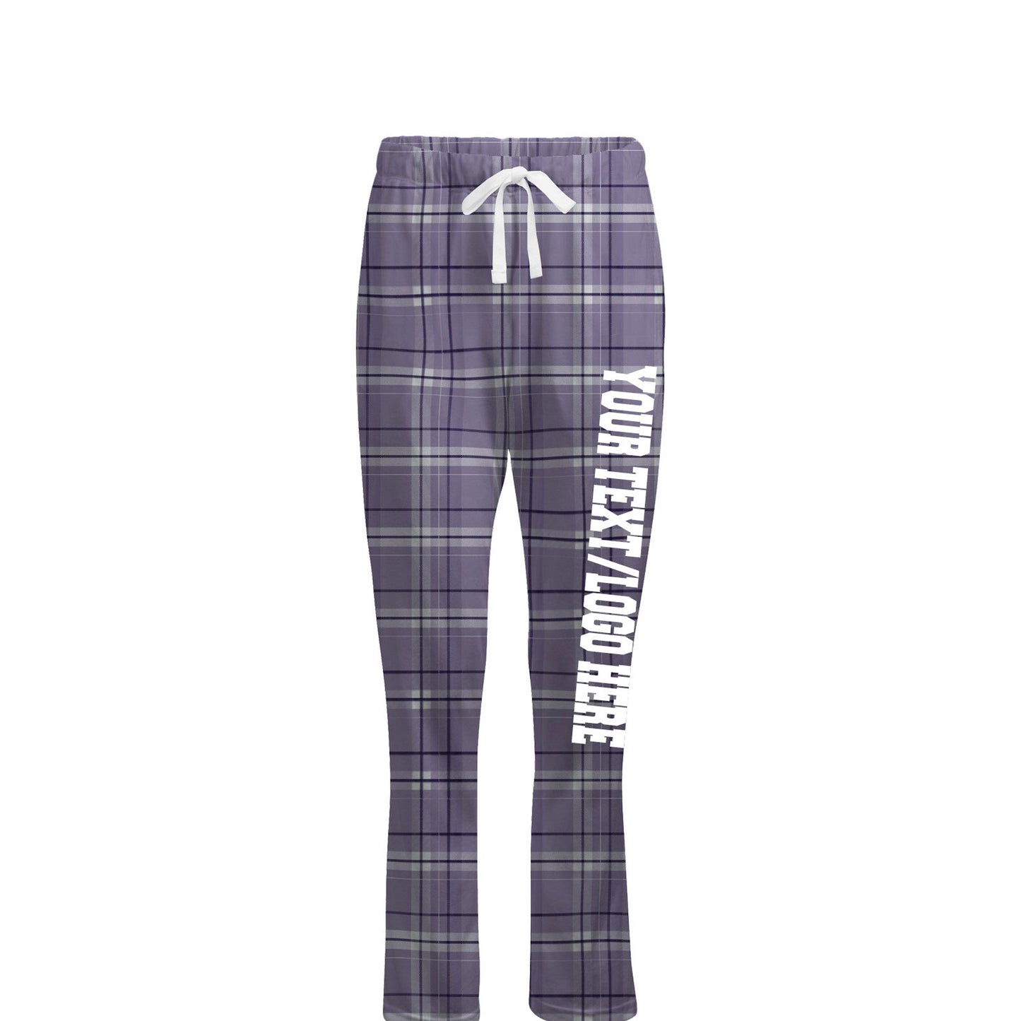 Boxercraft Ladies Henley Flannel Pants Lavender Caring Flannel Pants with Custom Text