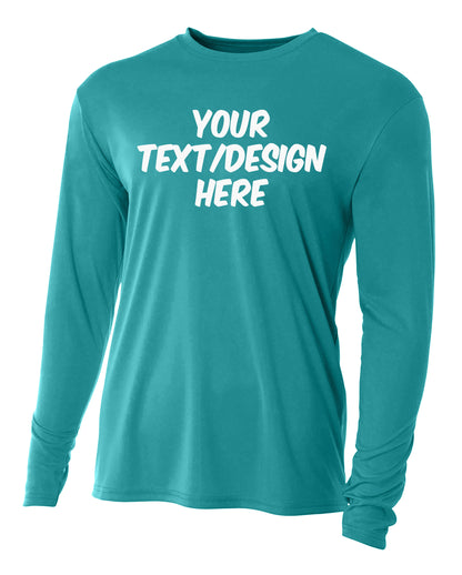 A4 - Cooling Performance Long Sleeve T-Shirt 44+ UPF - N3165