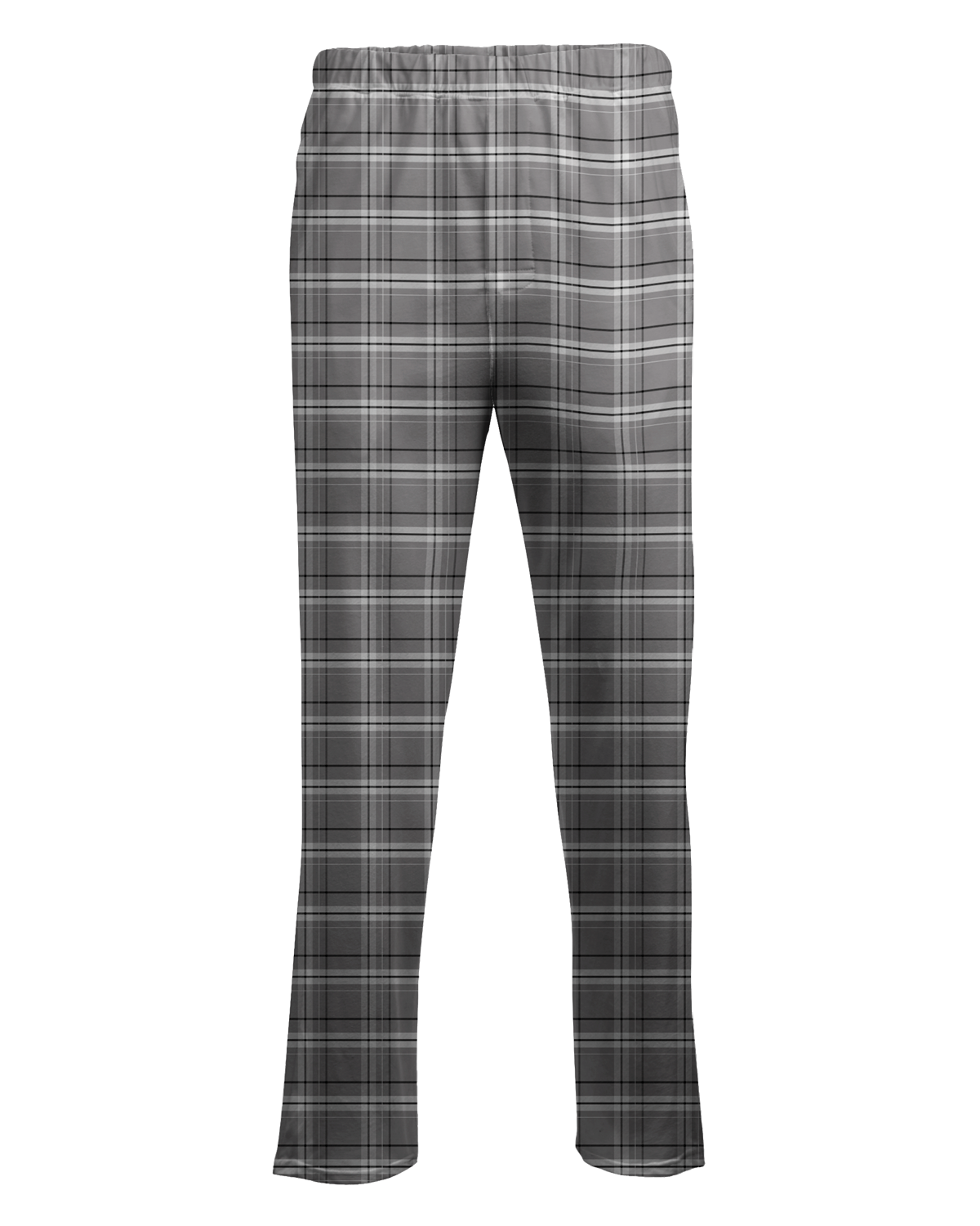 Boxercraft Unisex Flannel Pants Oxford Grey Black White Flannel Pants with Custom Text