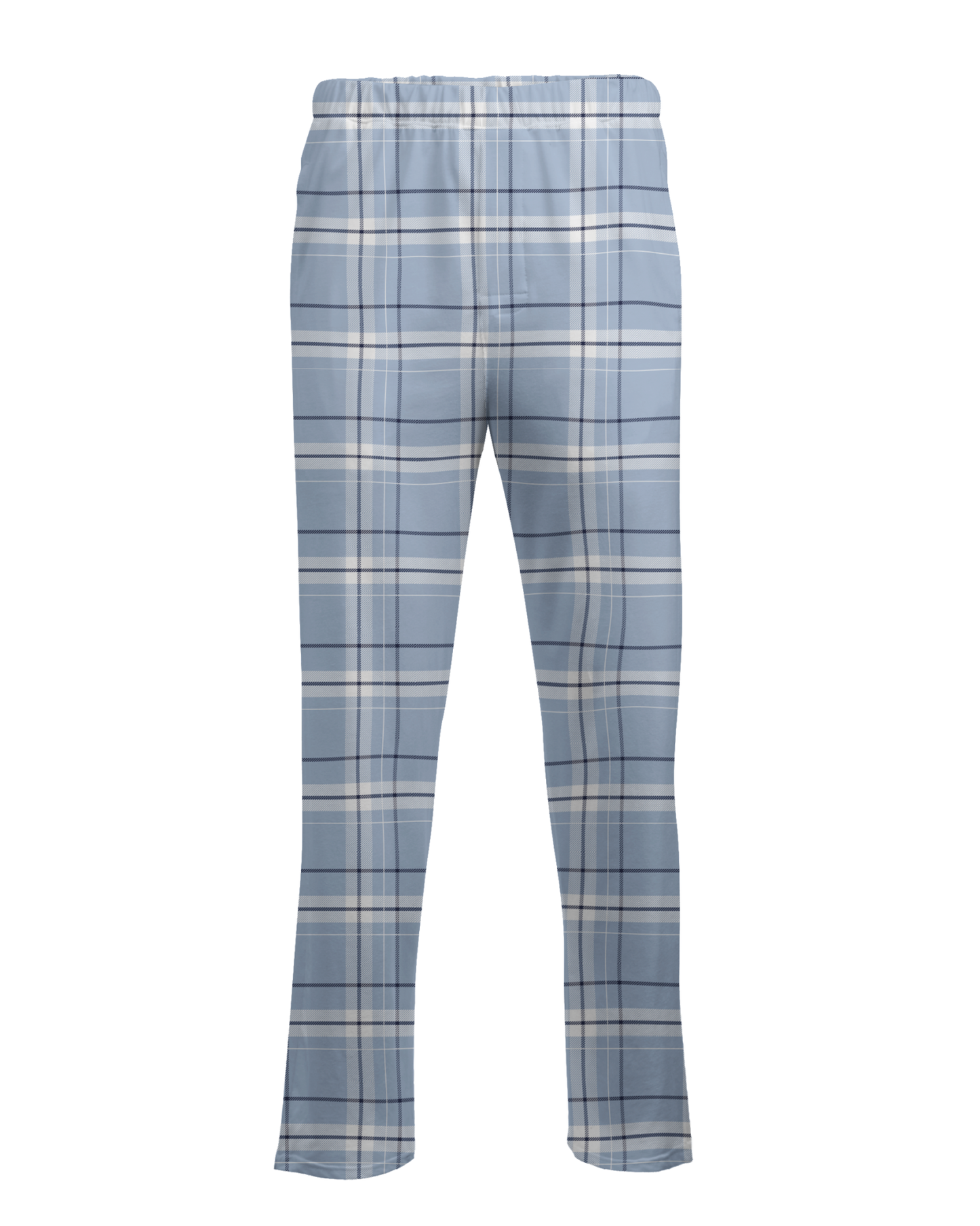 Boxercraft Unisex Flannel Pants Sky Blue Flannel Pants with Custom Text