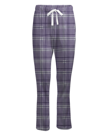 Boxercraft Ladies Henley Flannel Pants Lavender Caring Flannel Pants with Custom Text