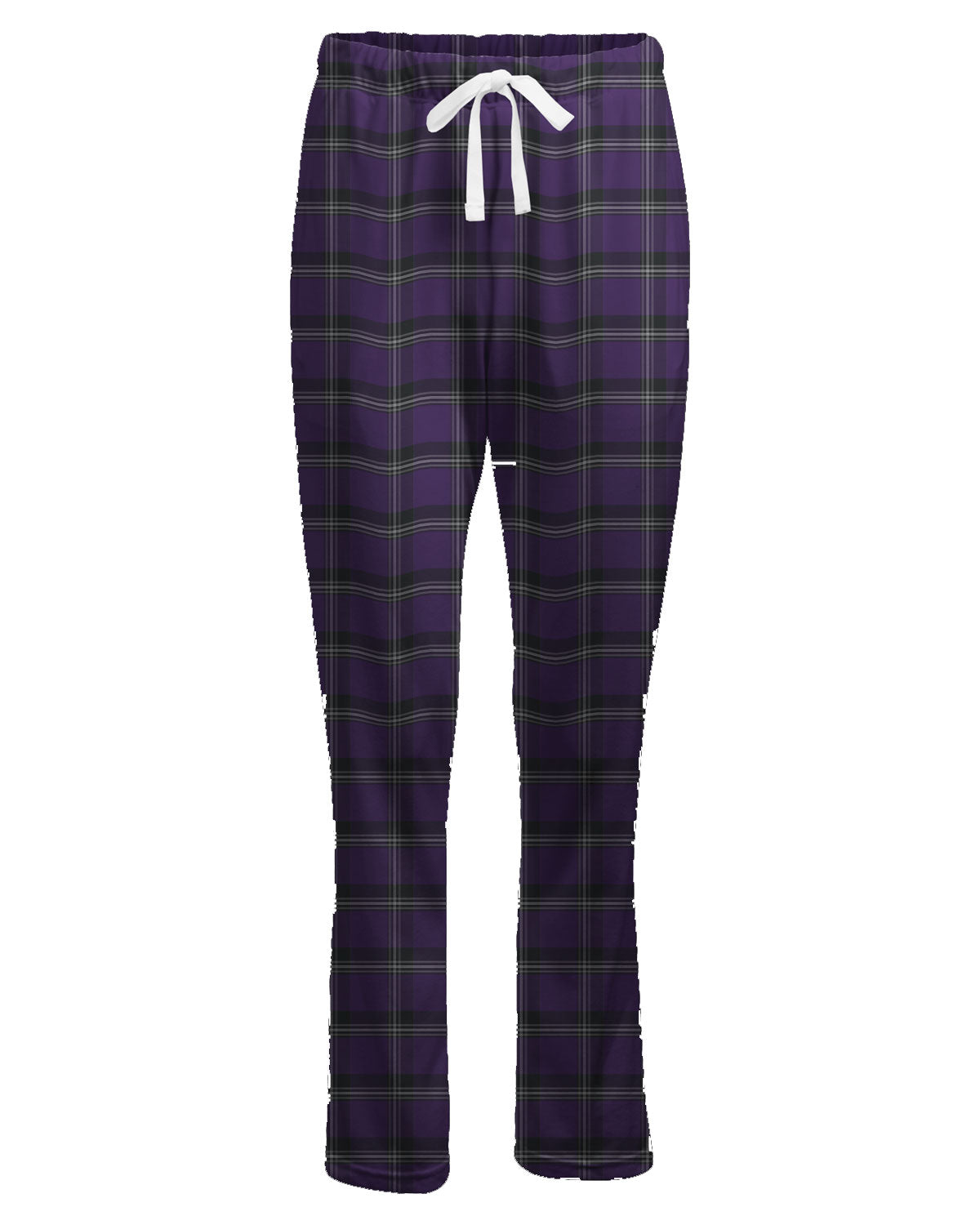 Boxercraft Ladies Henley Flannel Pants Purple Flannel Pants w/ Custom Text/Logo