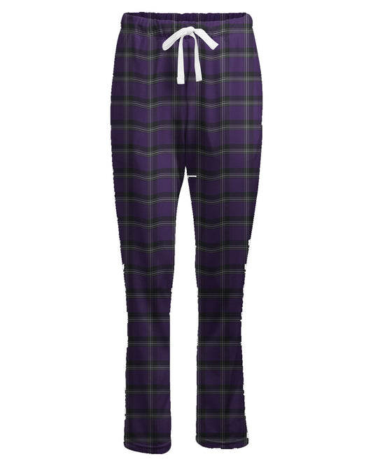 Boxercraft Ladies Henley Flannel Pants Purple Flannel Pants w/ Custom Text/Logo