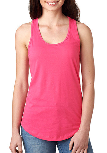 Next Level - Women’s Lightweight French Terry Racerback Tank - 6933 Hot Pink