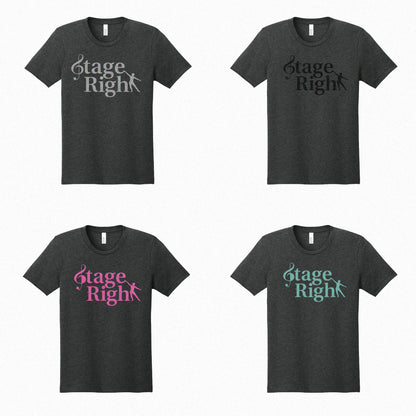 Stage Right Gildan Heavy Cotton Tee With Glitter Print